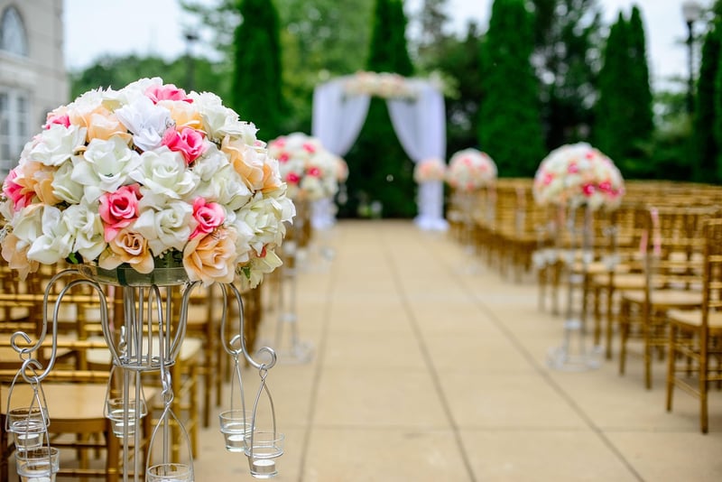 Wedding Venue Table Decoration